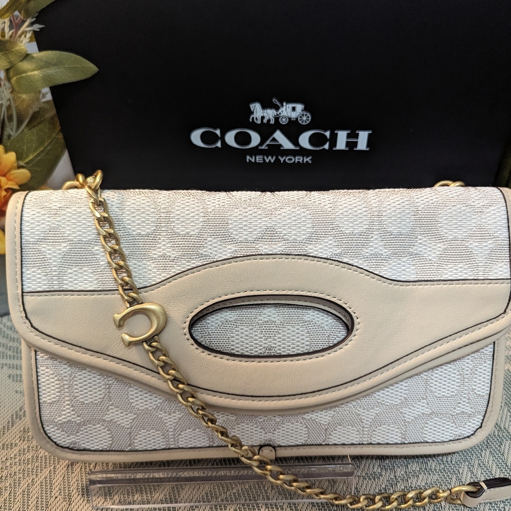 Coach Cut Out Clutch
